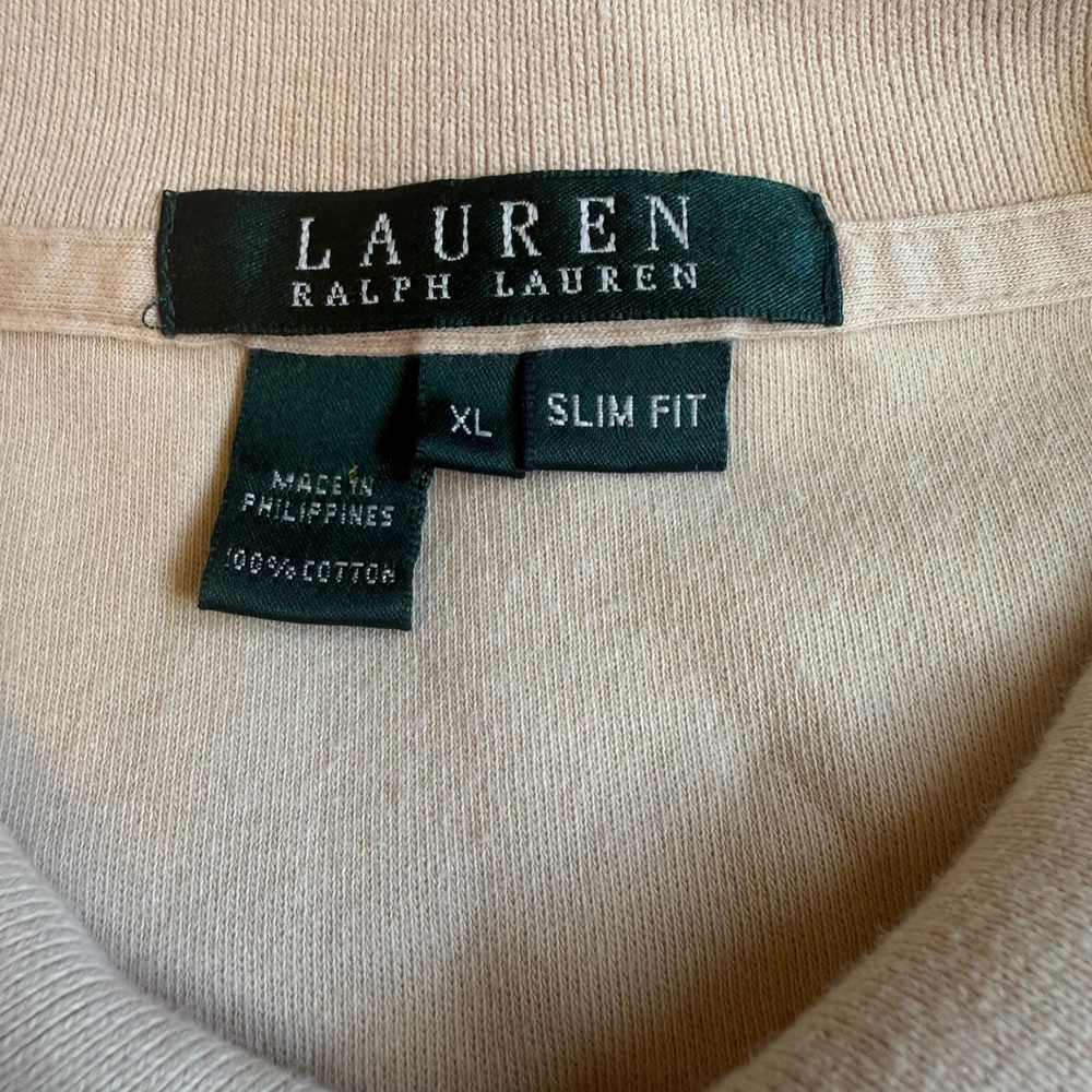 Lauren Ralph Lauren Slim Fit Women’s Polo in Cream